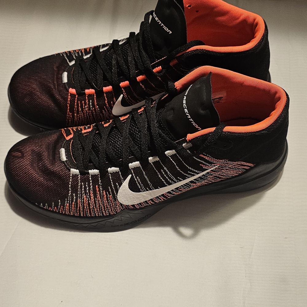 Nike Black and Orange Athletic Shoes